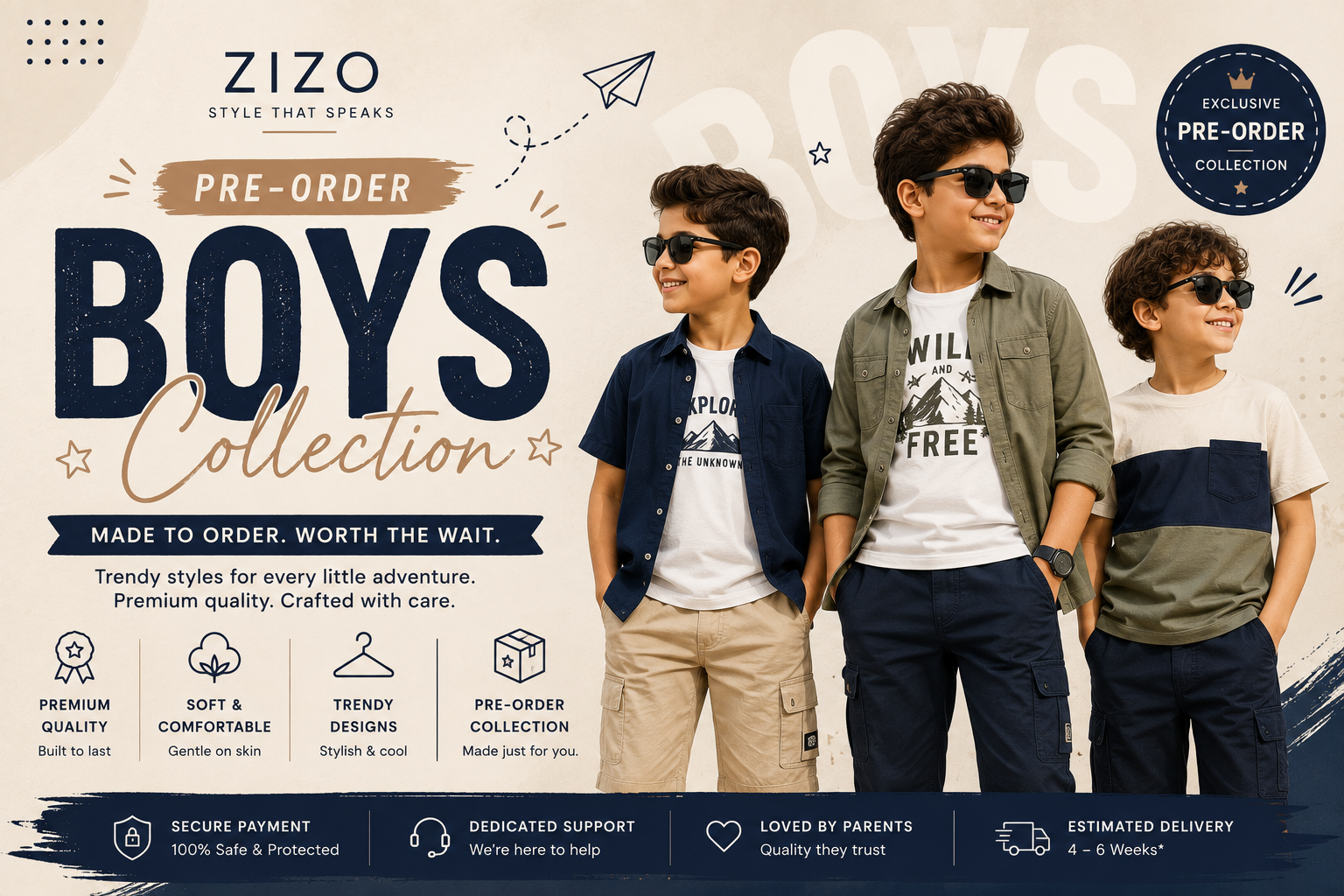 👦 Boys' Pre-Order