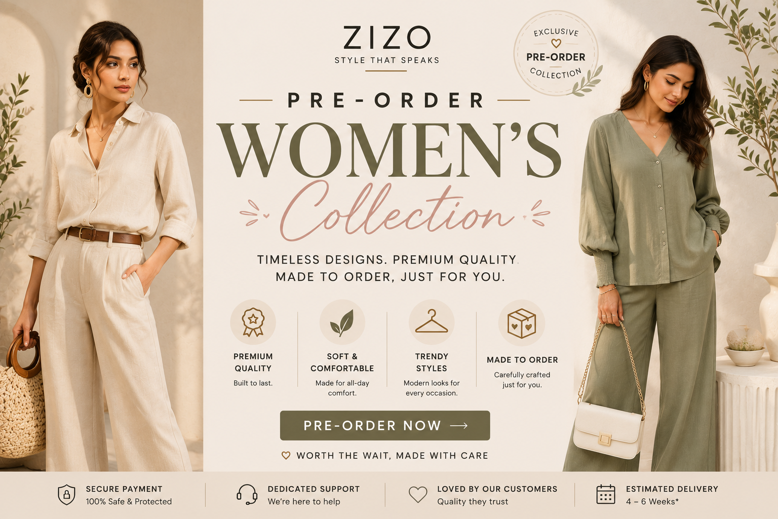 👗 Women's Pre-Order Collection