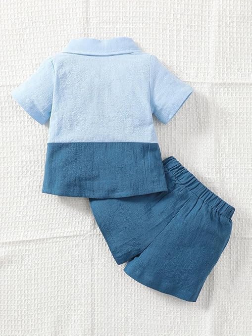 Stylish Boys Co ords Dress Set | Printed Shirts and Shorts for Kids Clothes