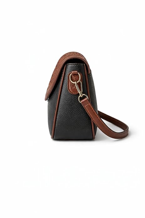 Floral Embossed Crossbody Sling Bag Small Shoulder Handbag for Daily Use