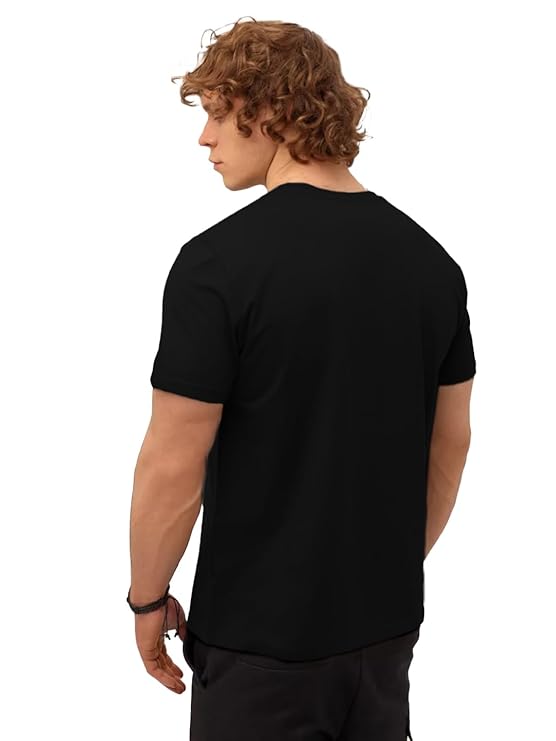 Regular Fit Half Sleeve Round Neck Cottonblend Tshirt for Men