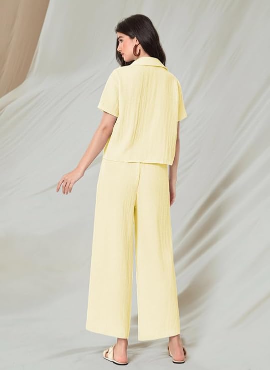 Women's Jumpsuit Co-ord Set | Soft Breathable Feel | Comfortable Fit with Easy Movement