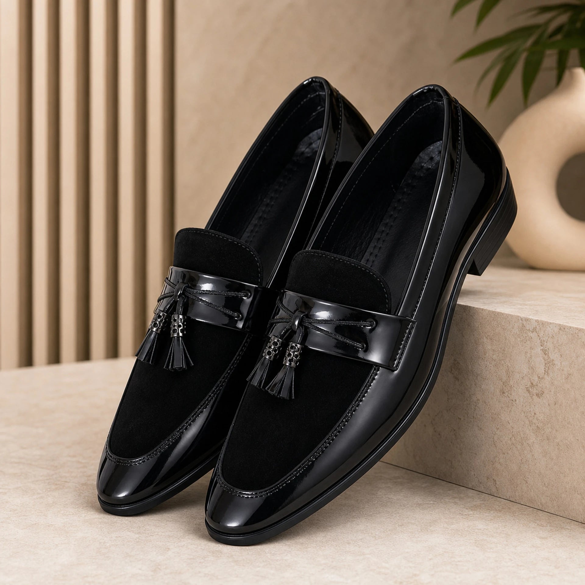 Black House of Common Loafers For Men