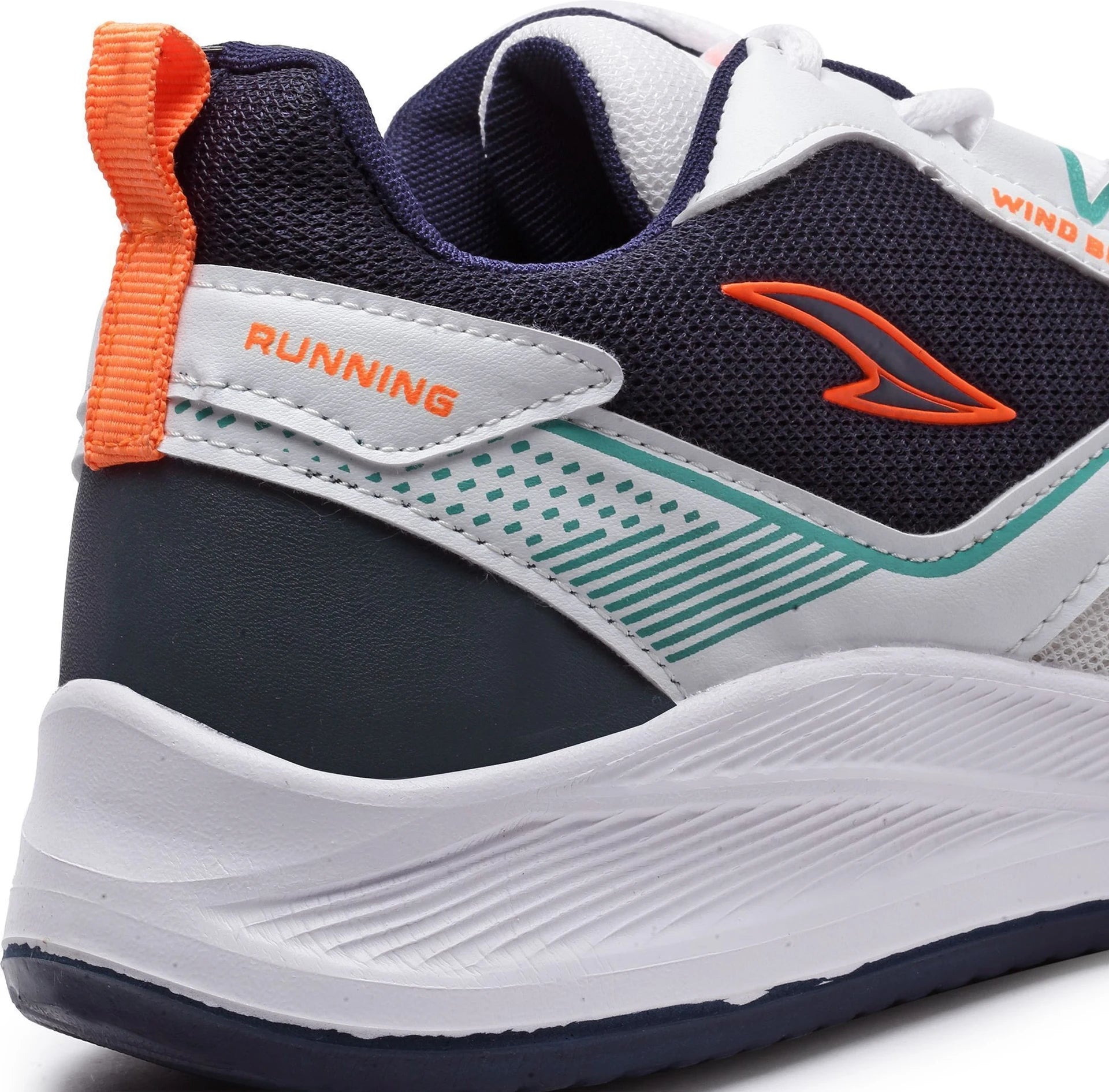 White Slate Blue Running Shoes For Men