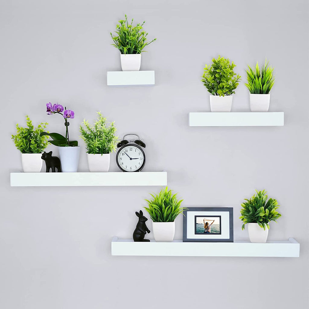 Artificial Plastic Eucalyptus Plants for Home Decor  (Set 0F 8 )