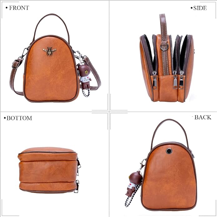 Women's Cross-Body Shoulder Sling Bag With Adjustable Strap