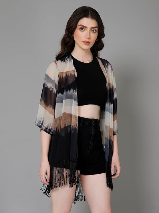 Colorblocked Shrug for Women