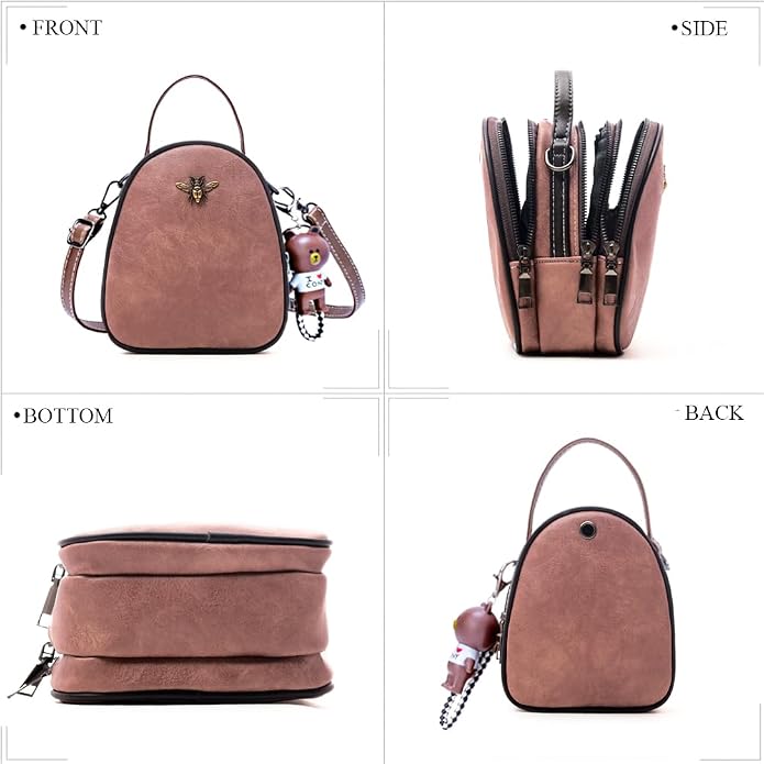 Women's Cross-Body Shoulder Sling Bag With Adjustable Strap