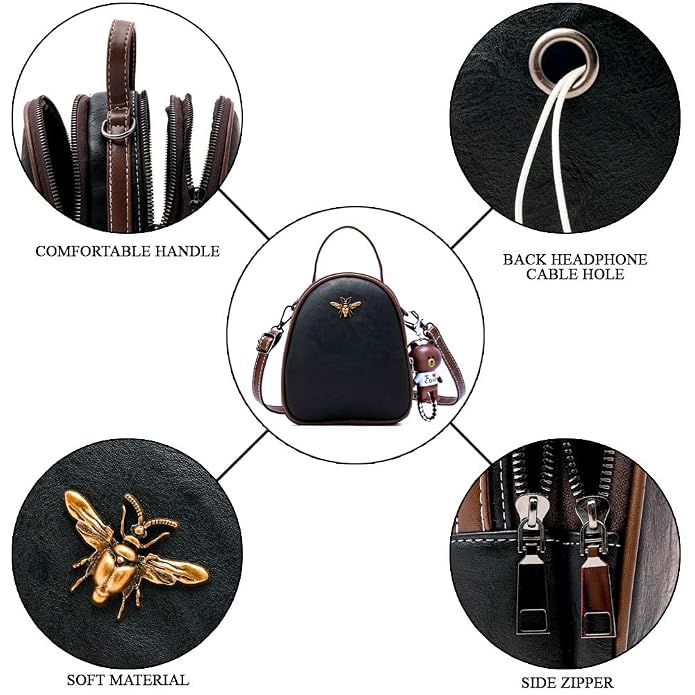 Women's Cross-Body Shoulder Sling Bag With Adjustable Strap