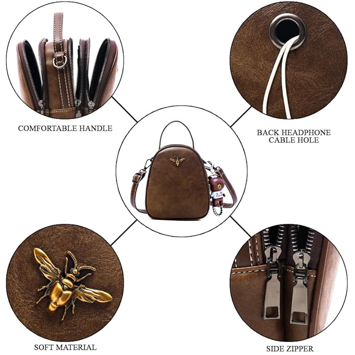Women's Cross-Body Shoulder Sling Bag With Adjustable Strap