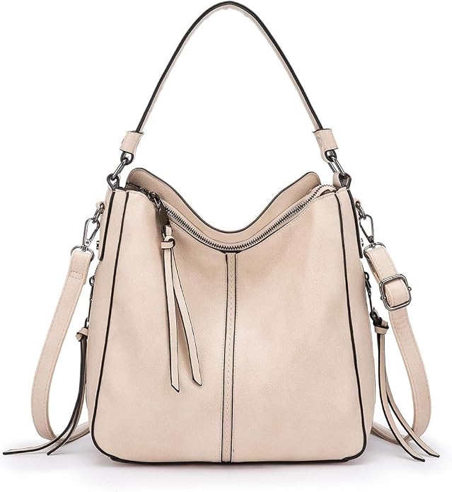 Women Faux Leather Handbags Shoulder Hobo Bag Ladies Big Purse With Long Strap
