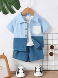 Stylish Boys Co ords Dress Set | Printed Shirts and Shorts for Kids Clothes