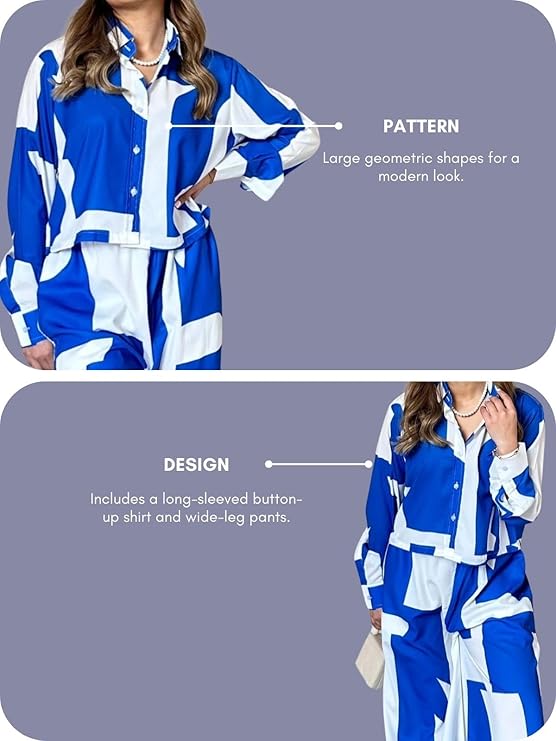 Ethnic Coord Sets for Women's Stylish | Festive Rayon Pant Set | Casual Style Full Sleeve Cord Sets | Summer Travel Outfit