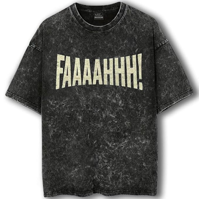 Cotton Oversized T-Shirt Unisex Drop Shoulder Dye Washed Street Look Black Pack of 1