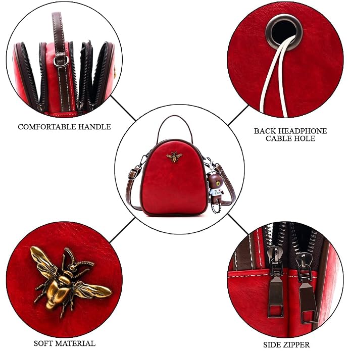 Women's Cross-Body Shoulder Sling Bag With Adjustable Strap