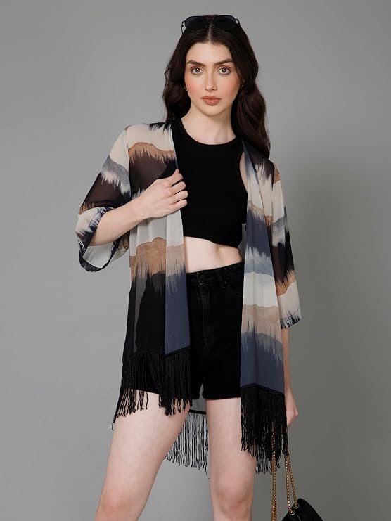 Colorblocked Shrug for Women