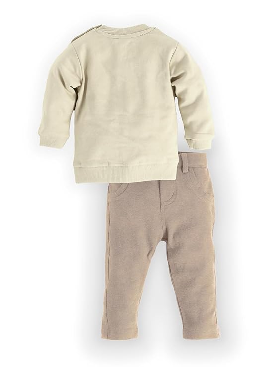 Baby Boys Cotton Clothing Set | Full Sleeve T-Shirt & Pants