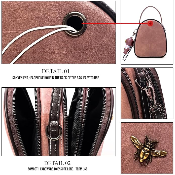 Women's Cross-Body Shoulder Sling Bag With Adjustable Strap