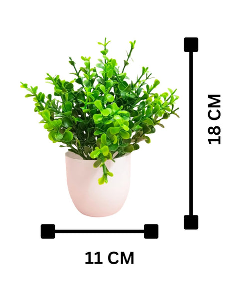 Artificial Plastic Eucalyptus Plants Pack of 8
