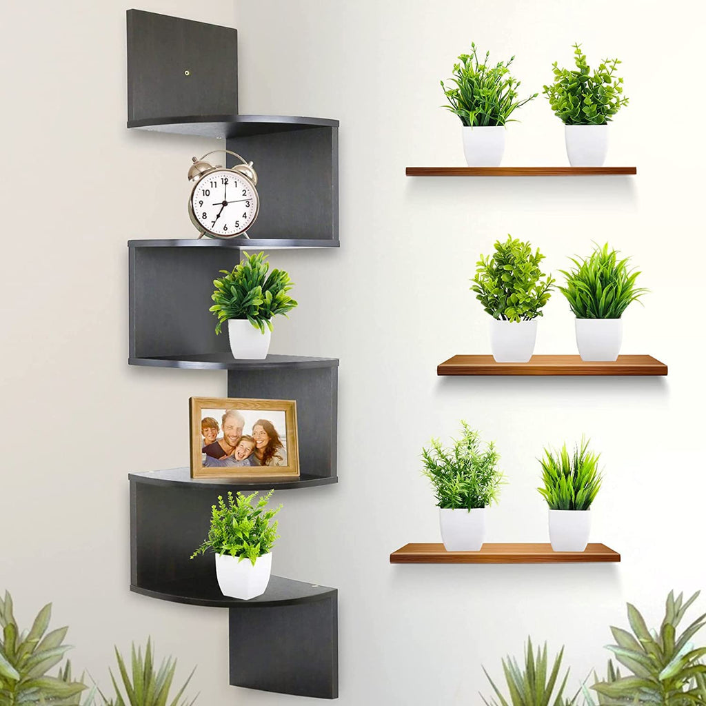 Artificial Plastic Eucalyptus Plants for Home Decor  (Set 0F 8 )