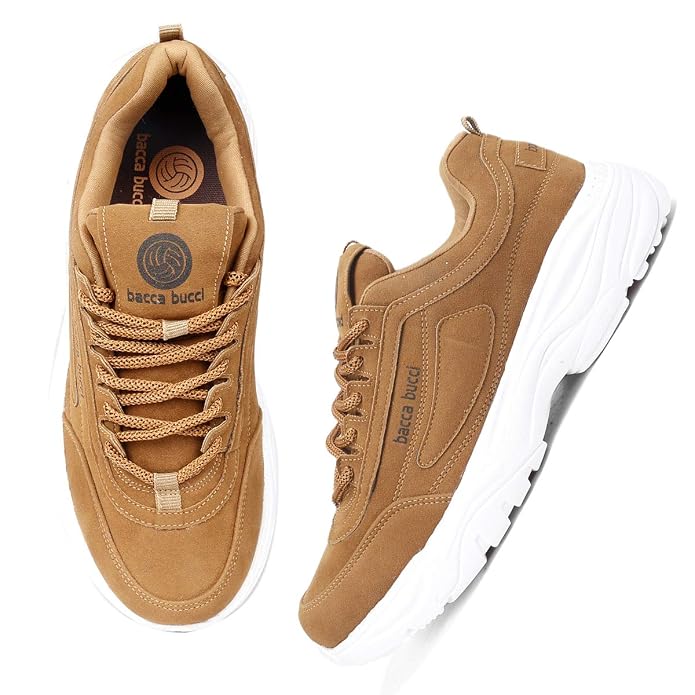 Tan Men's Energy Afterburn Disruptor Sneakers