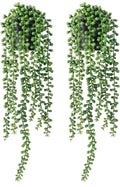 Artificial Greenery Ferns Vines Flowers Needle Wall Hanging For Home Decor