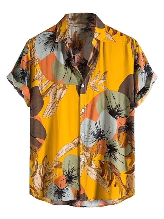 Fashion Men's Rayon Regular Fit Casual Shirt