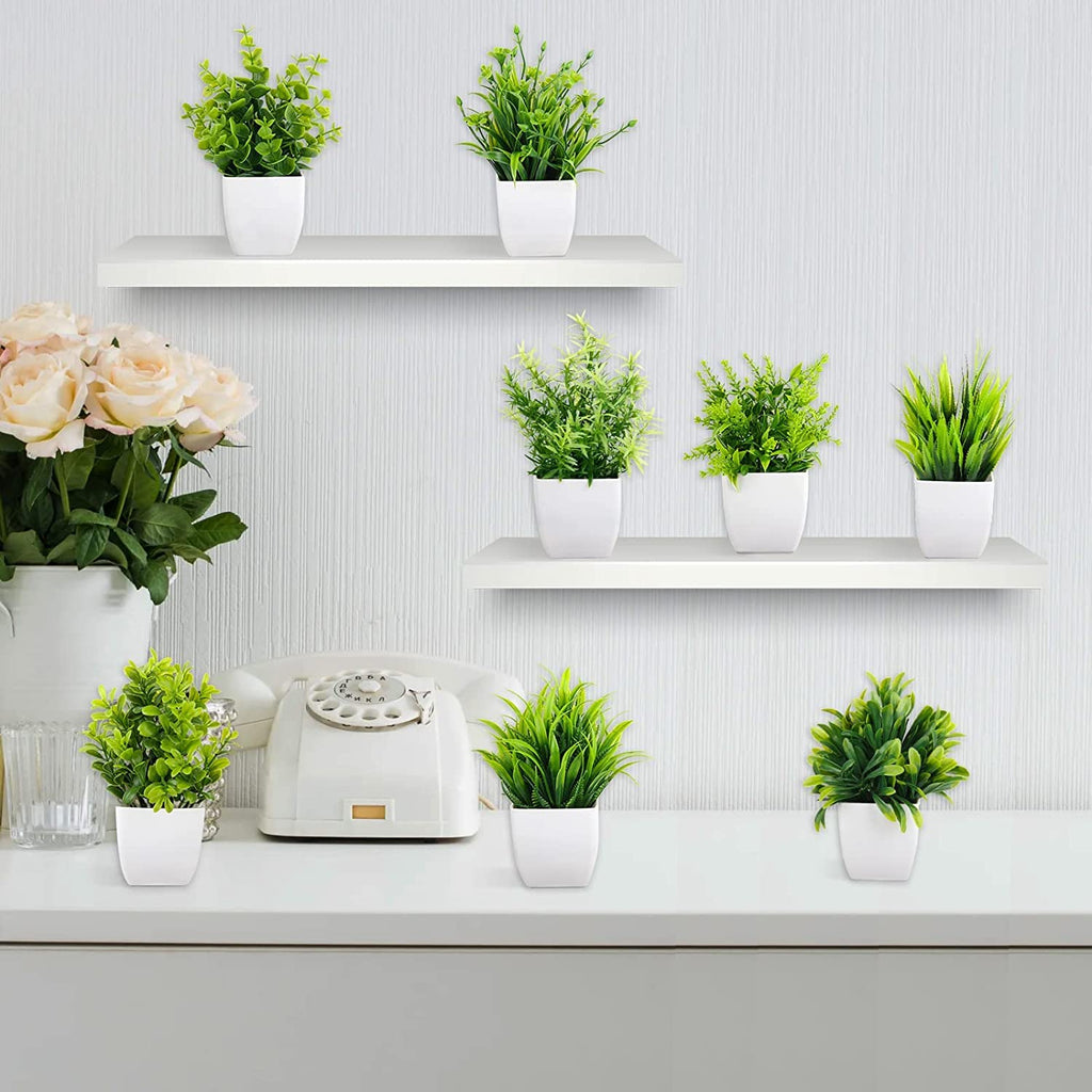 Artificial Plastic Eucalyptus Plants for Home Decor  (Set 0F 8 )