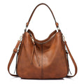 Women Faux Leather Handbags Shoulder Hobo Bag Ladies Big Purse With Long Strap