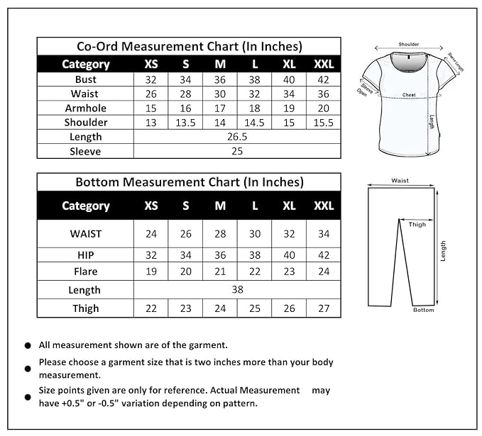 Women's Polyester Solid Co-Ord Set