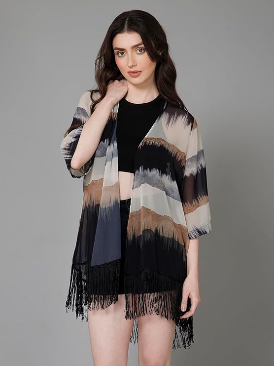 Colorblocked Shrug for Women