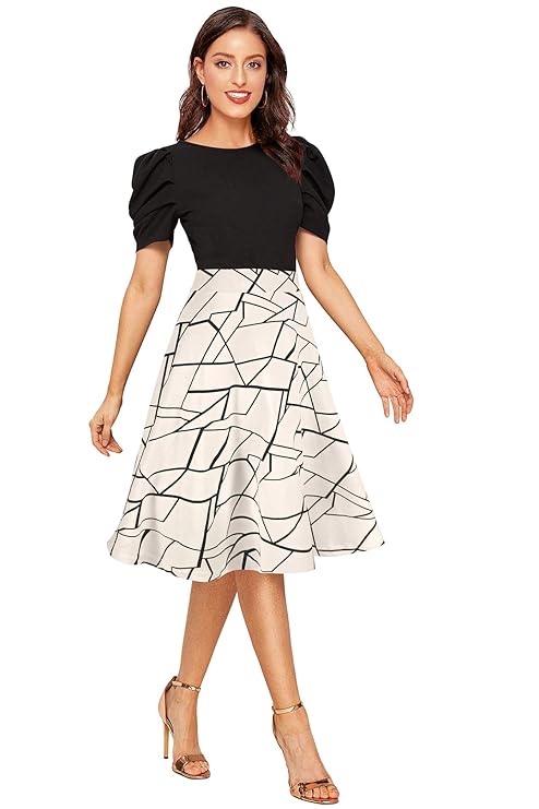 Women's A-LINE Knee Length Dress