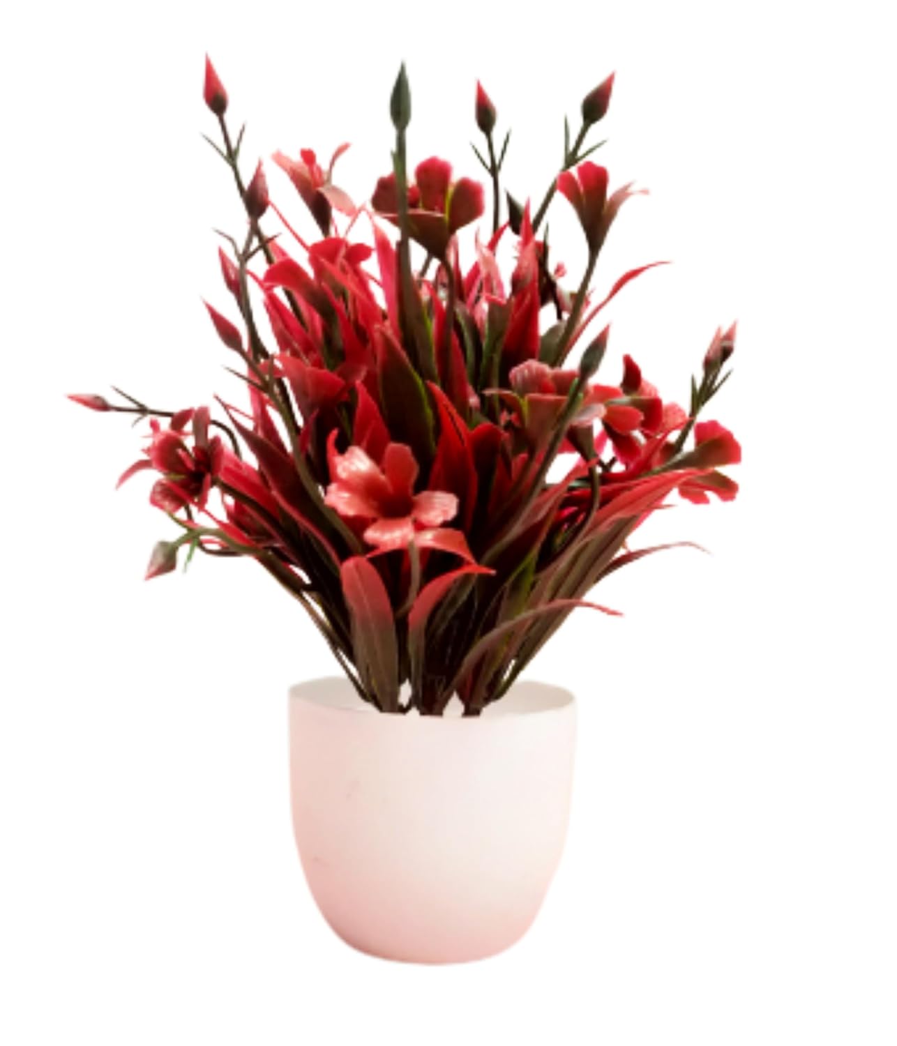 Artificial Plastic Eucalyptus Plants Pack of 8