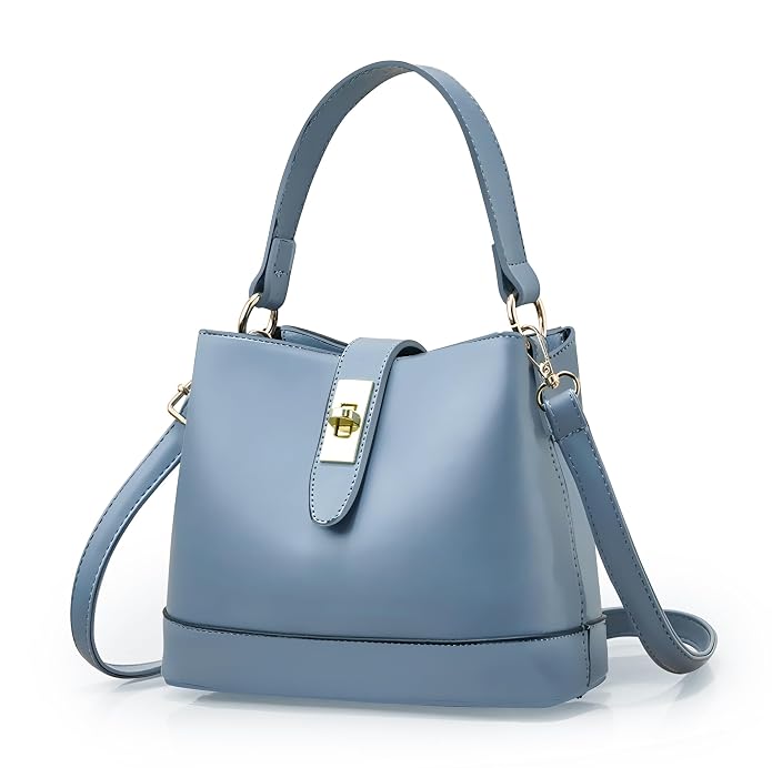 Women's Girls Bucket Cross Body Bag with Sling