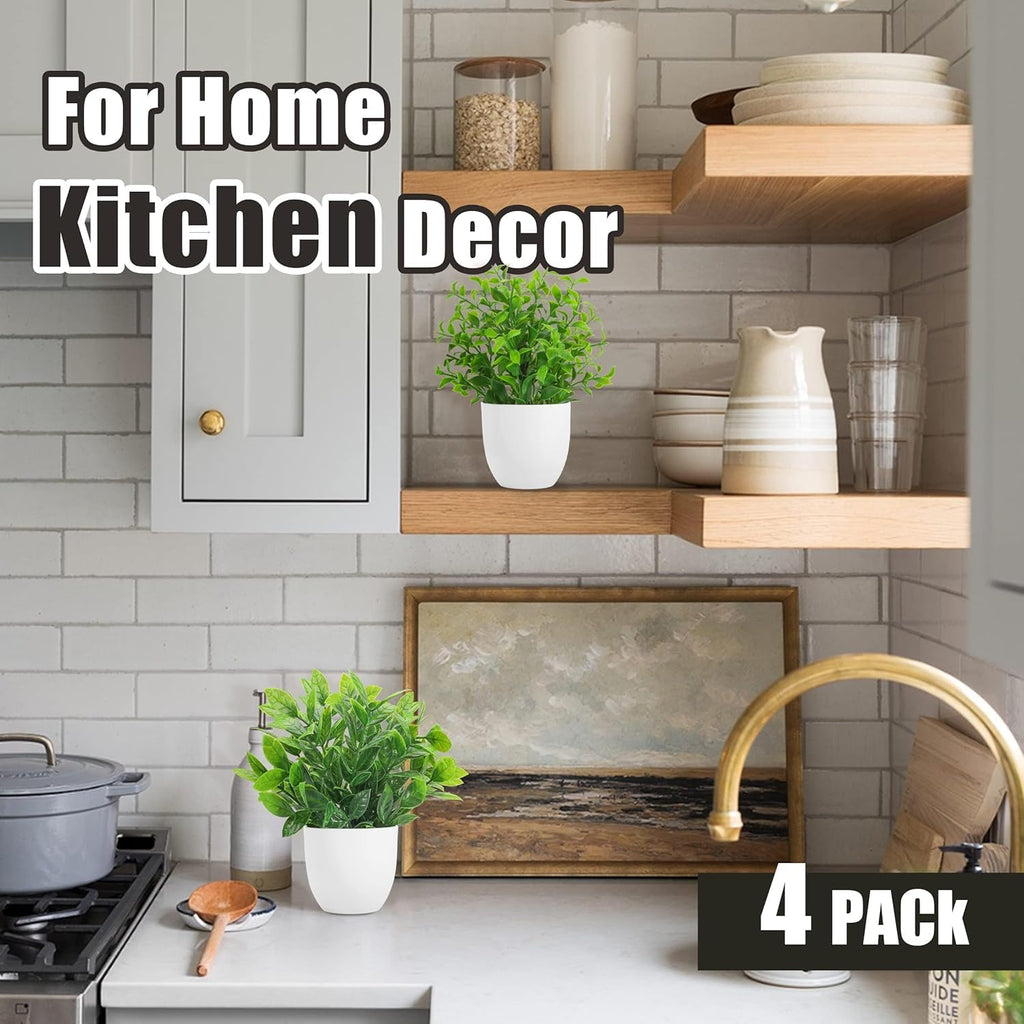 Artificial Potted Eucalyptus Faux Plants for Home