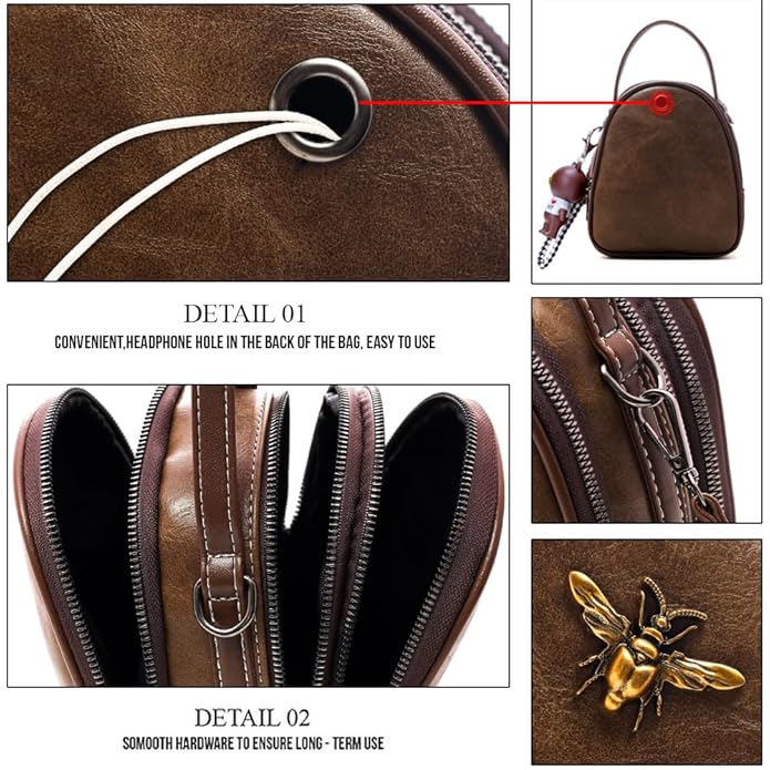 Women's Cross-Body Shoulder Sling Bag With Adjustable Strap