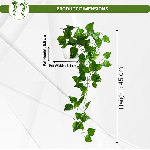 Artificial Vine Plants with Small Pot (45 cm) Pack of 2