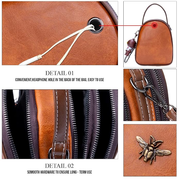 Women's Cross-Body Shoulder Sling Bag With Adjustable Strap