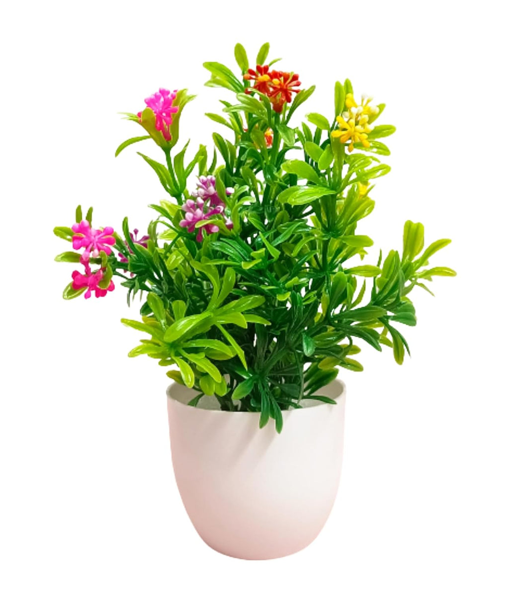 Artificial Plastic Eucalyptus Plants Pack of 8