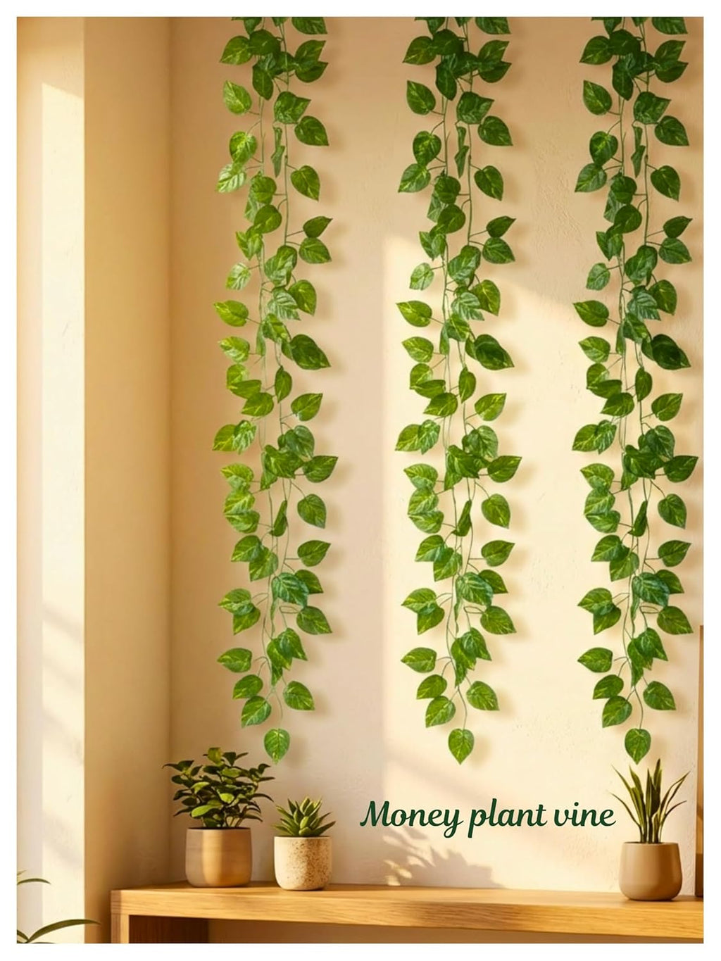 Artificial Money Plant Vine - Set of 3