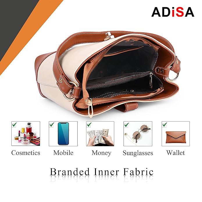 Women's Girls Bucket Cross Body Bag with Sling