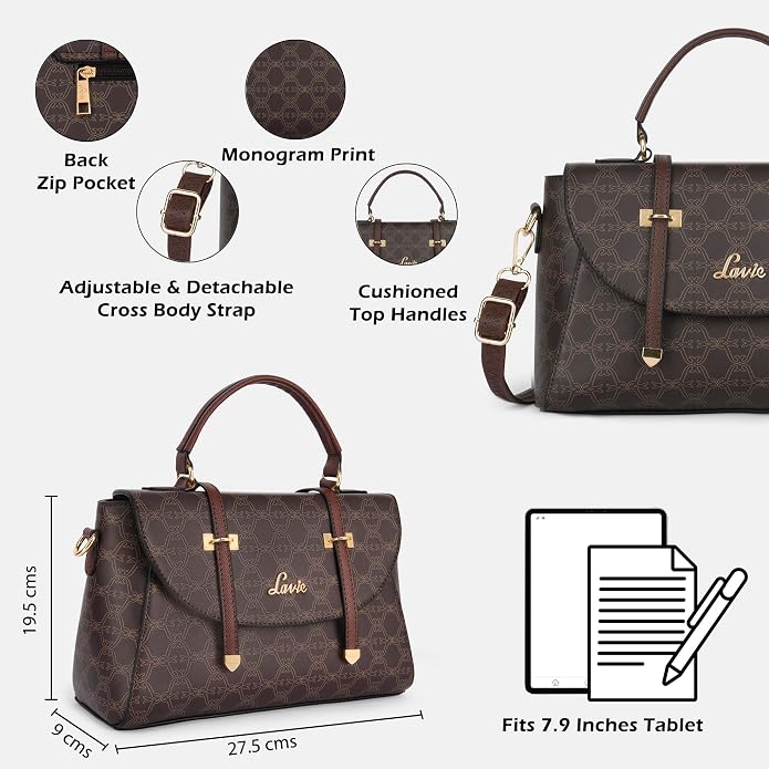 Women's Beech Flap Satchel Bag