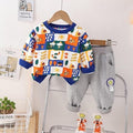 Boy's Cotton Printed T-Shirt With Shorts Clothing Set