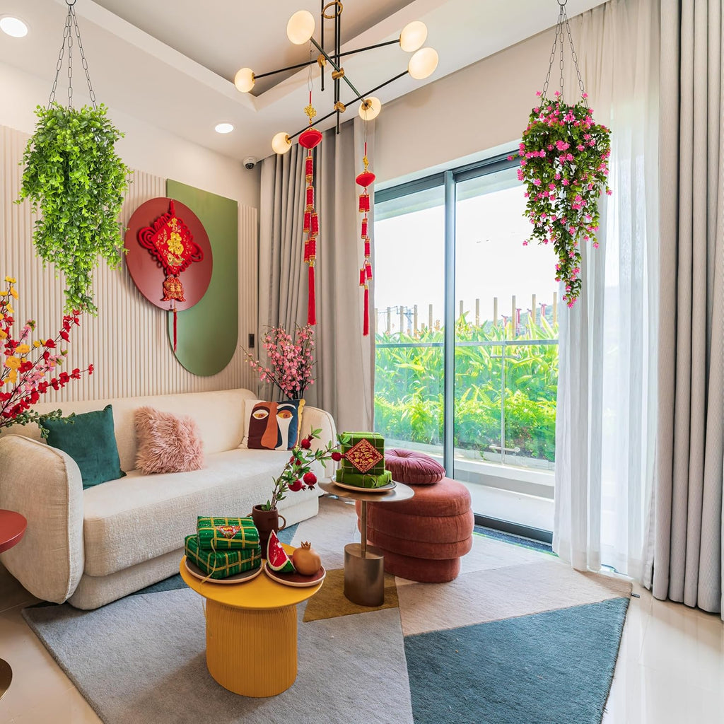 Artificial Hanging Plants Leaves Eucalyptus Ivy Garlands Plant Greenery Vine Creeper