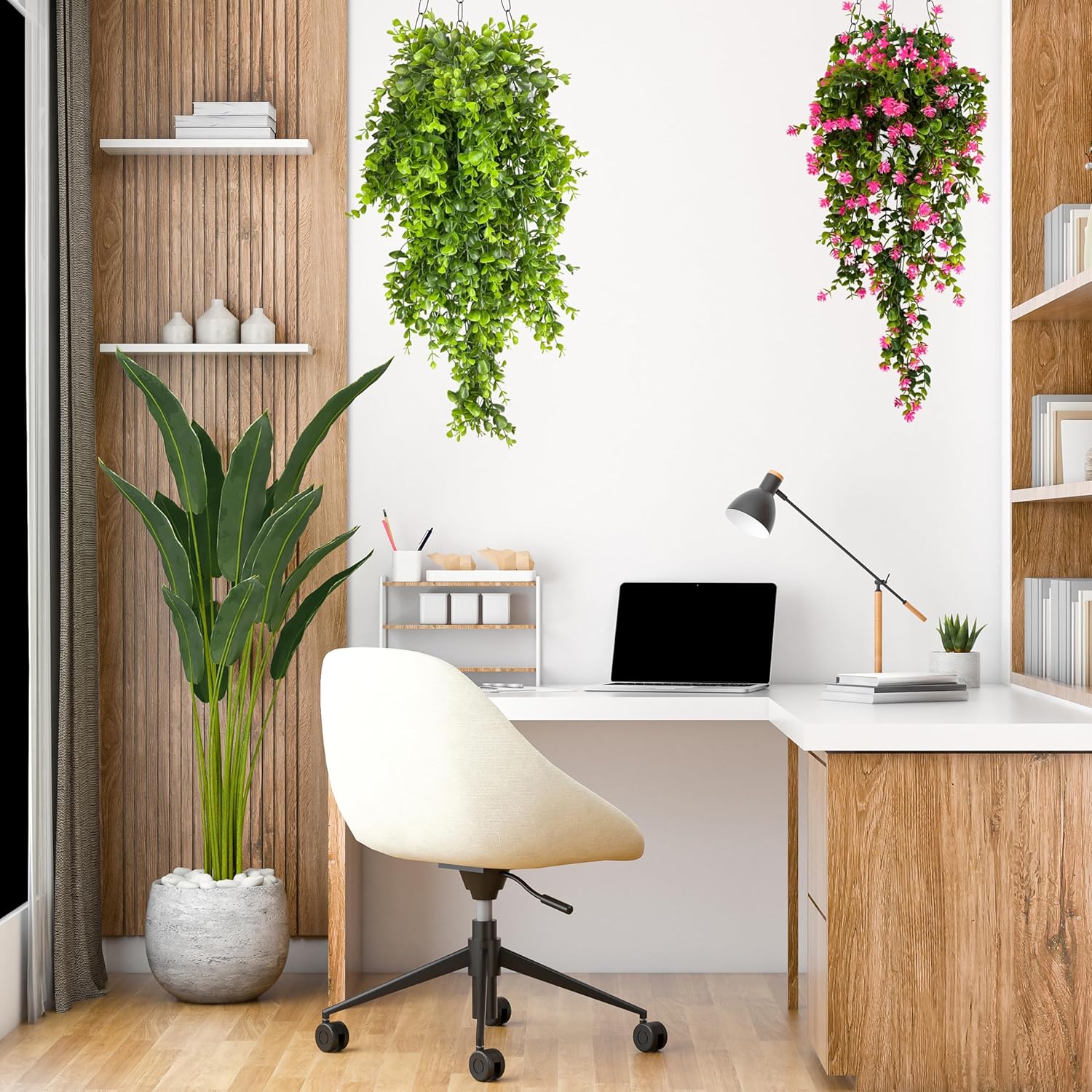 Artificial Hanging Plants Leaves Eucalyptus Ivy Garlands Plant Greenery Vine Creeper