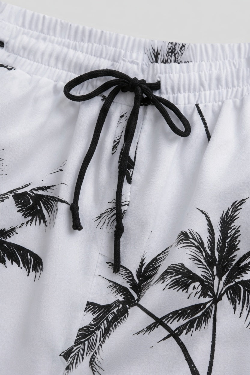 Men T-Shirt & Shorts Nightwear Set | Summer Loungewear, Beachwear & Night Suit for Daily Comfort, Rayon, Striped