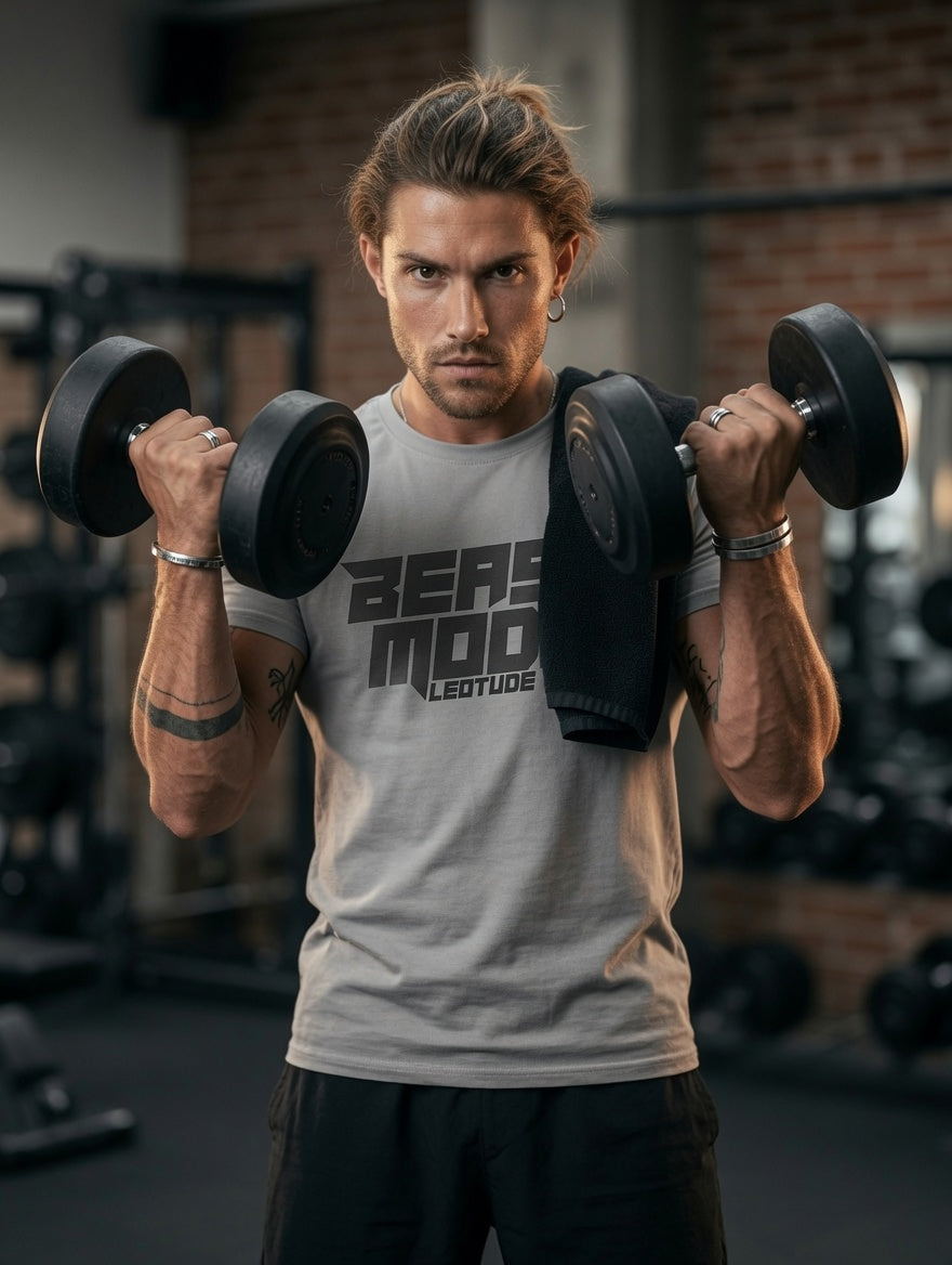 Regular Fit Half Sleeve Round Neck Cottonblend Tshirt for Men