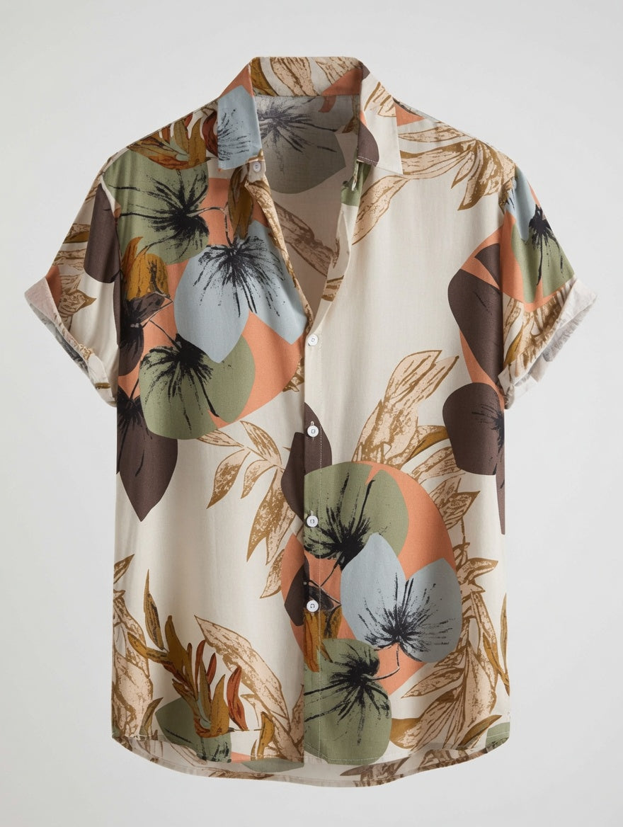 Men's Rayon Regular Fit Casual Shirt | Summer-Button Down