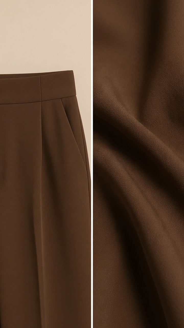 Brown Elegance 3-Piece Co-Ord Set