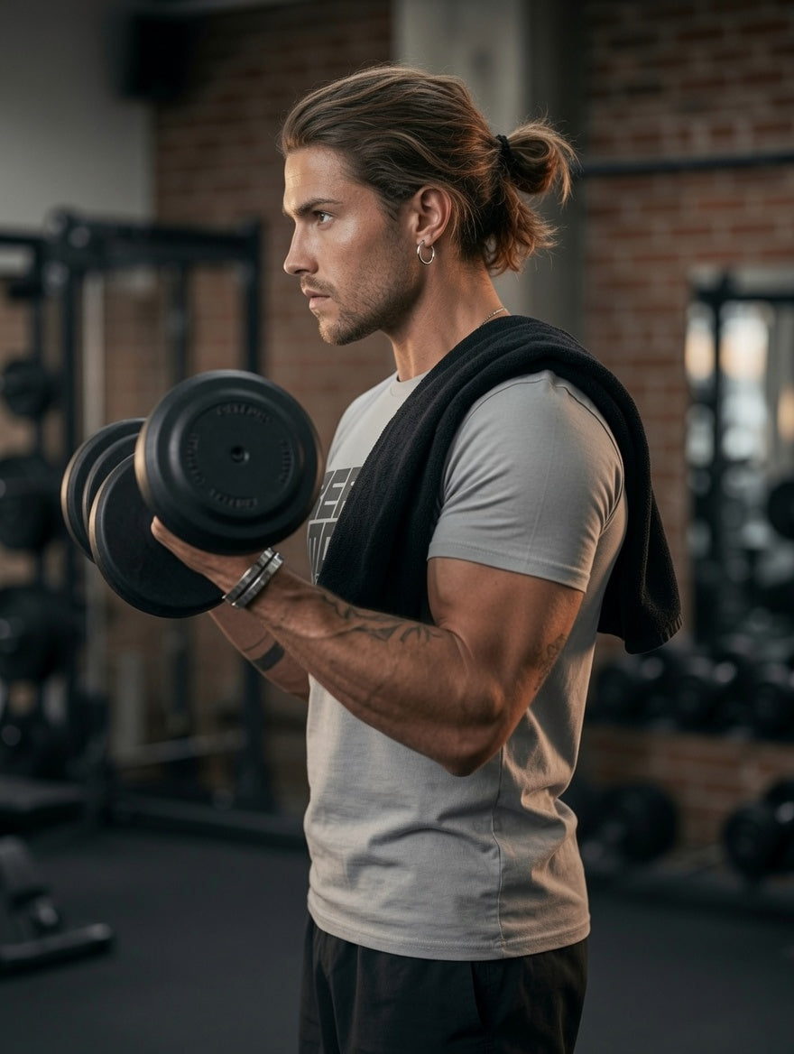 Regular Fit Half Sleeve Round Neck Cottonblend Tshirt for Men